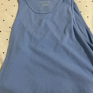 American Eagle Tank Top-Blue